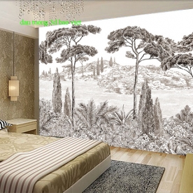 Giấy dán tường phòng ngủ tr390