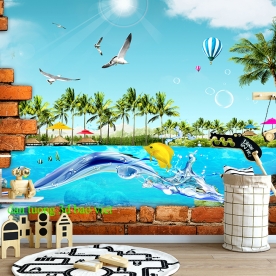 Giấy dán tường trẻ em kid396