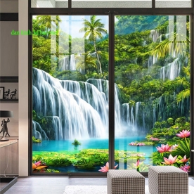 Tranh dán kính 3d 2 mặt phong cảnh n2004-45