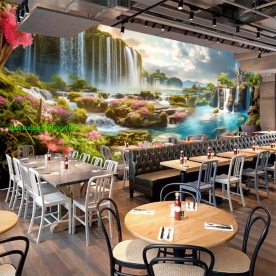 Tranh dán tường cho quán cafe n2004-51