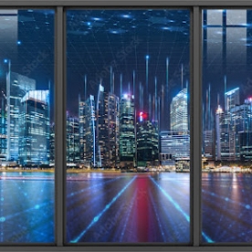 Tranh dán kính 3d 2 mặt n2005-63