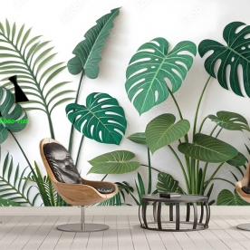 Giấy dán tường phòng khách n2005-70