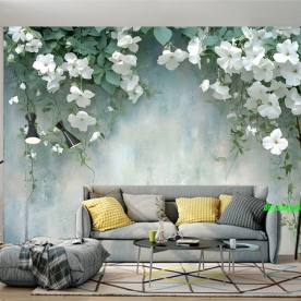 Tranh dán tường cho quán cafe trà sữa n2005-60