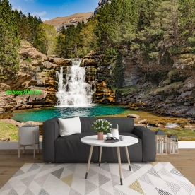 Tranh dán tường thác nước n2005-61