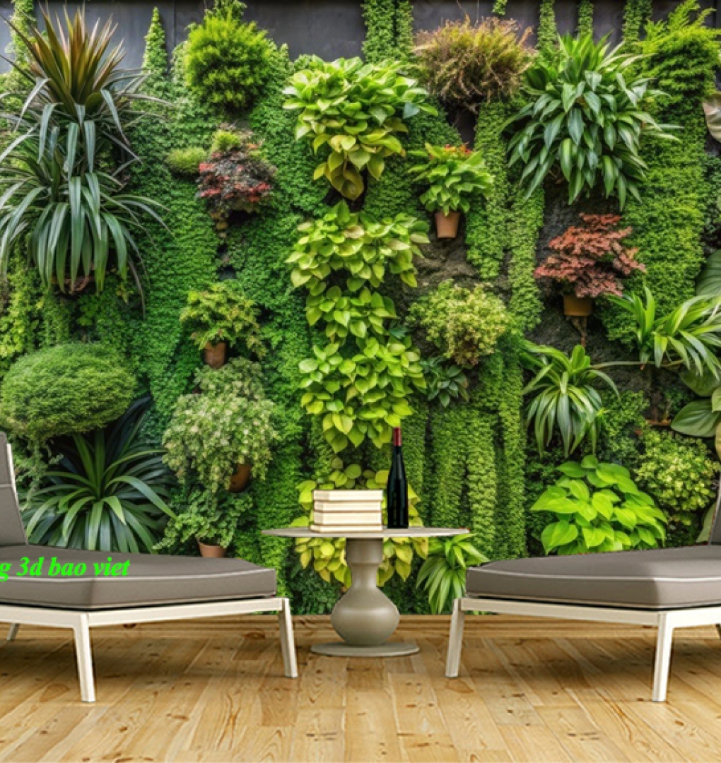 Giấy dán tường lá cây n2026-82