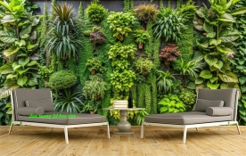 Giấy dán tường lá cây n2026-82