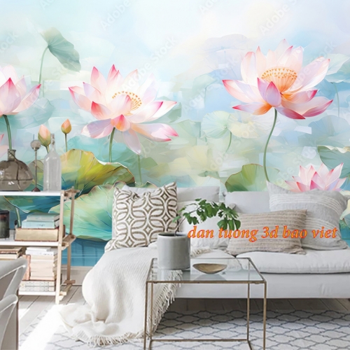 Giấy dán tường phòng khách s2026-110