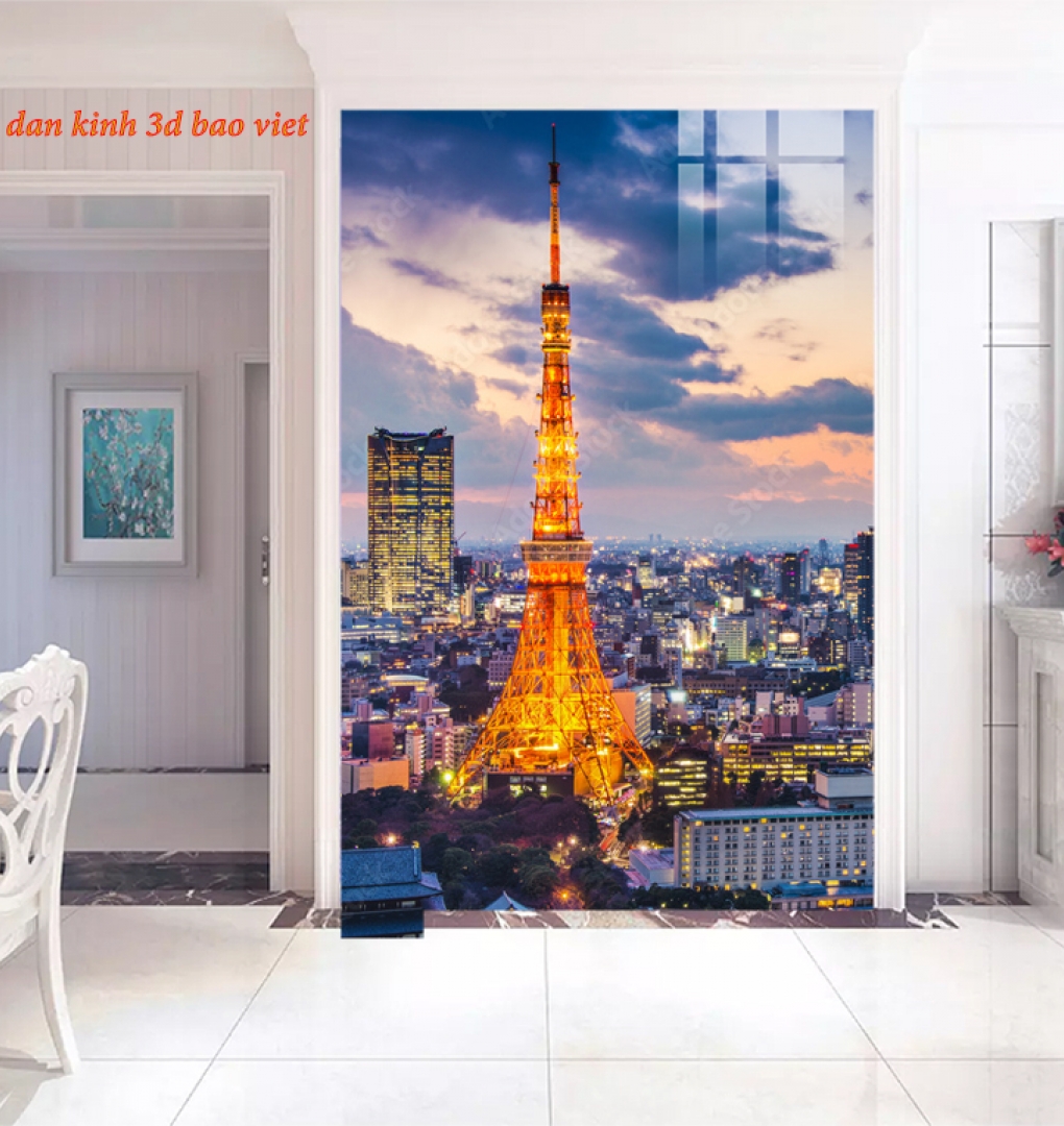 Tranh dán kính 3d 2 mặt k2026-111