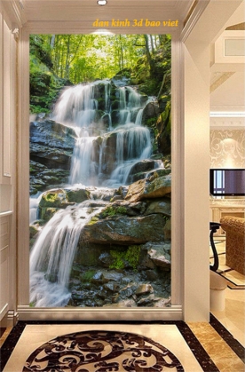 Tranh dán kính 3d 2 mặt phong cảnh n2026-91