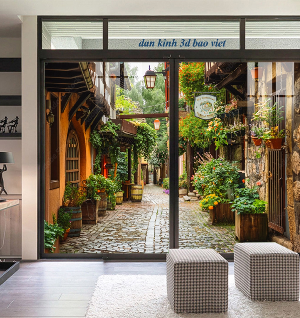 Tranh dán kính 3d 2 mặt s2026-70