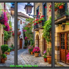 Tranh dán kính 3d 2 mặt sfm629