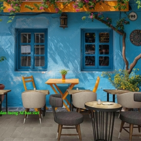 Tranh dán tường cho quán cafe 3d n2026-90