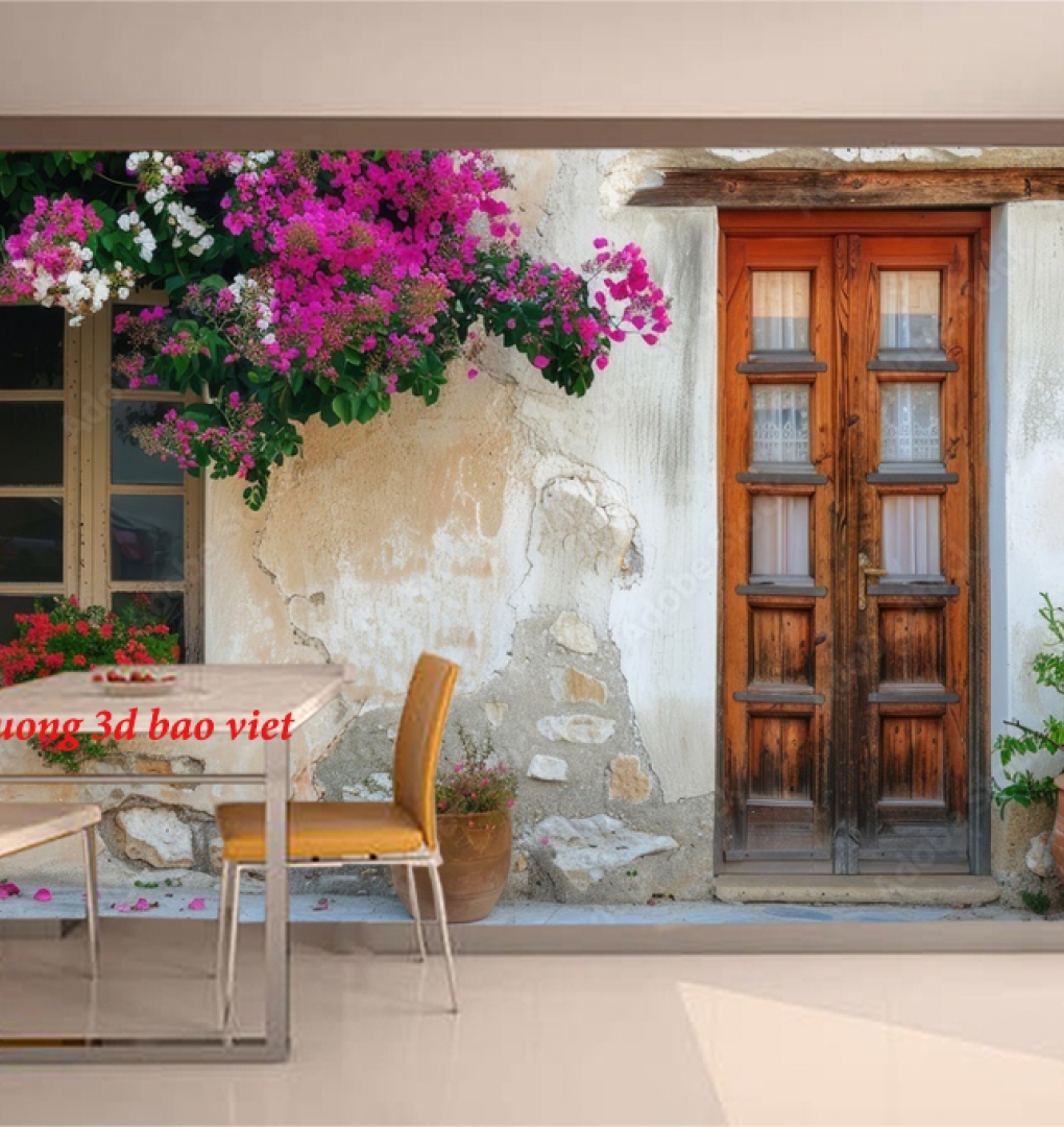 Tranh dán tường cho quán cafe n2026-102