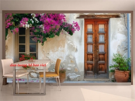 Tranh dán tường cho quán cafe n2026-102