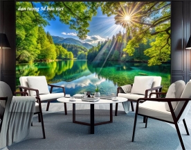 Tranh dán tường phong cảnh sông núi n2026-108