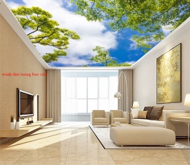 Wallpaper living room ceiling stickers c210