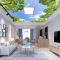 Wallpaper living room ceiling stickers c211