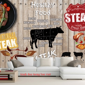 Wallpaper for the restaurant fm540