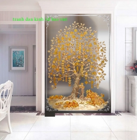 High quality frosted glass decal with feng shui light se090
