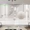 3d wallpaper with double sided glass 238