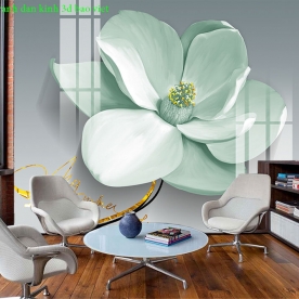 3d wallpaper with double sided glass h365