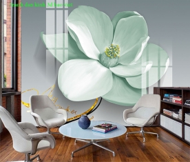 3d wallpaper with double sided glass h365