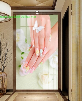 2 sided 3d glass stickers for nail salon 001