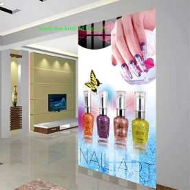 2 sided 3d glass stickers for nail spa k456
