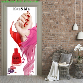 2 sided 3d glass stickers for nail salon k459