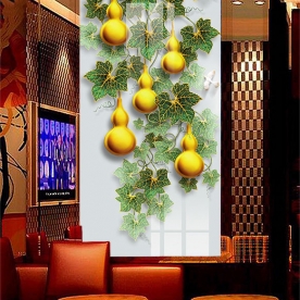 Beautiful 2 sided 3d glass stickers k458