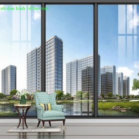 3d wall paintings with glass stickers for real estate industry fm564