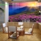 River and mountain wall murals 3d glass stickers me408