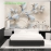 Pearl imitation bedroom wallpaper n2003-90