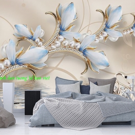 Pearl imitation bedroom wallpaper n2003-90