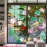 Carp n2003-39 3d double-sided glass painting