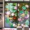 Carp n2003-39 3d double-sided glass painting