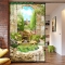 Landscape painting 3d double-sided glass n2003-75