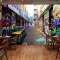 Wall murals for 3d cafe fm585