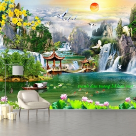 3d feng shui wall paintings n2003-88