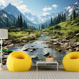 Tranh dán tường phong cảnh thiên nhiên n2004-79