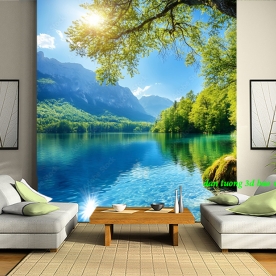 Tranh dán tường sông núi n2005-77