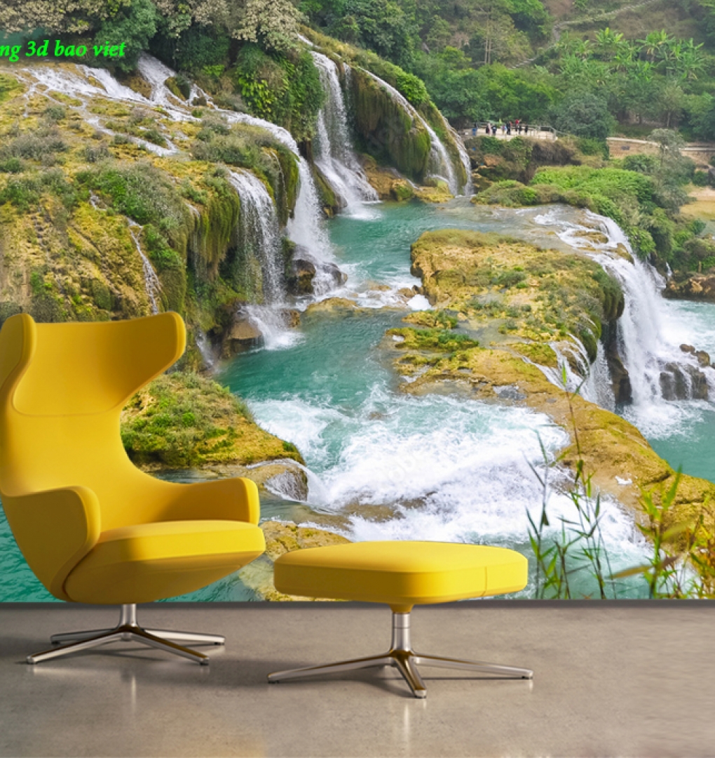 Tranh dán tường thác nước n2005-96
