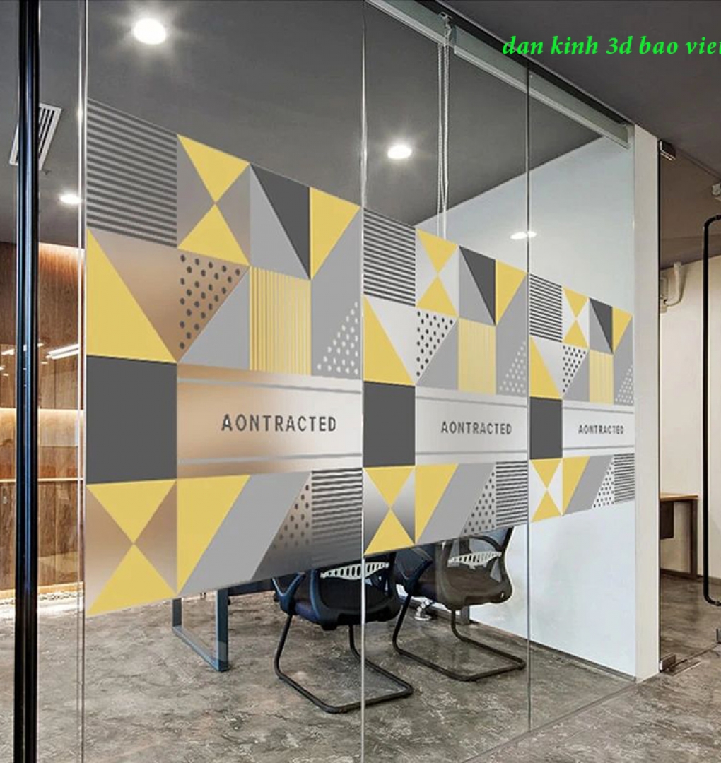 Decal dán kính cao cấp văn phòng sp127