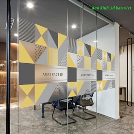 Decal dán kính cao cấp văn phòng sp127