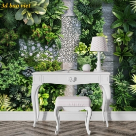 Giấy dán tường lá cây n2026-138