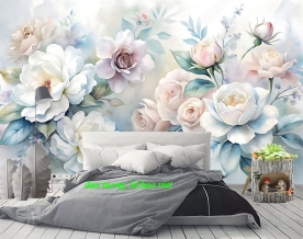 Giấy dán tường phòng ngủ 3d-157