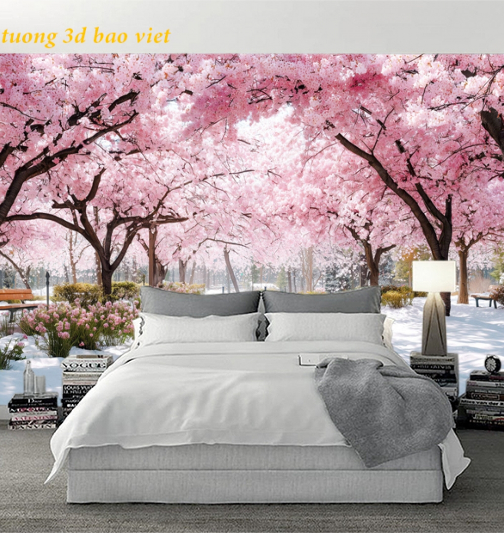 Giấy dán tường phòng ngủ m2026-146