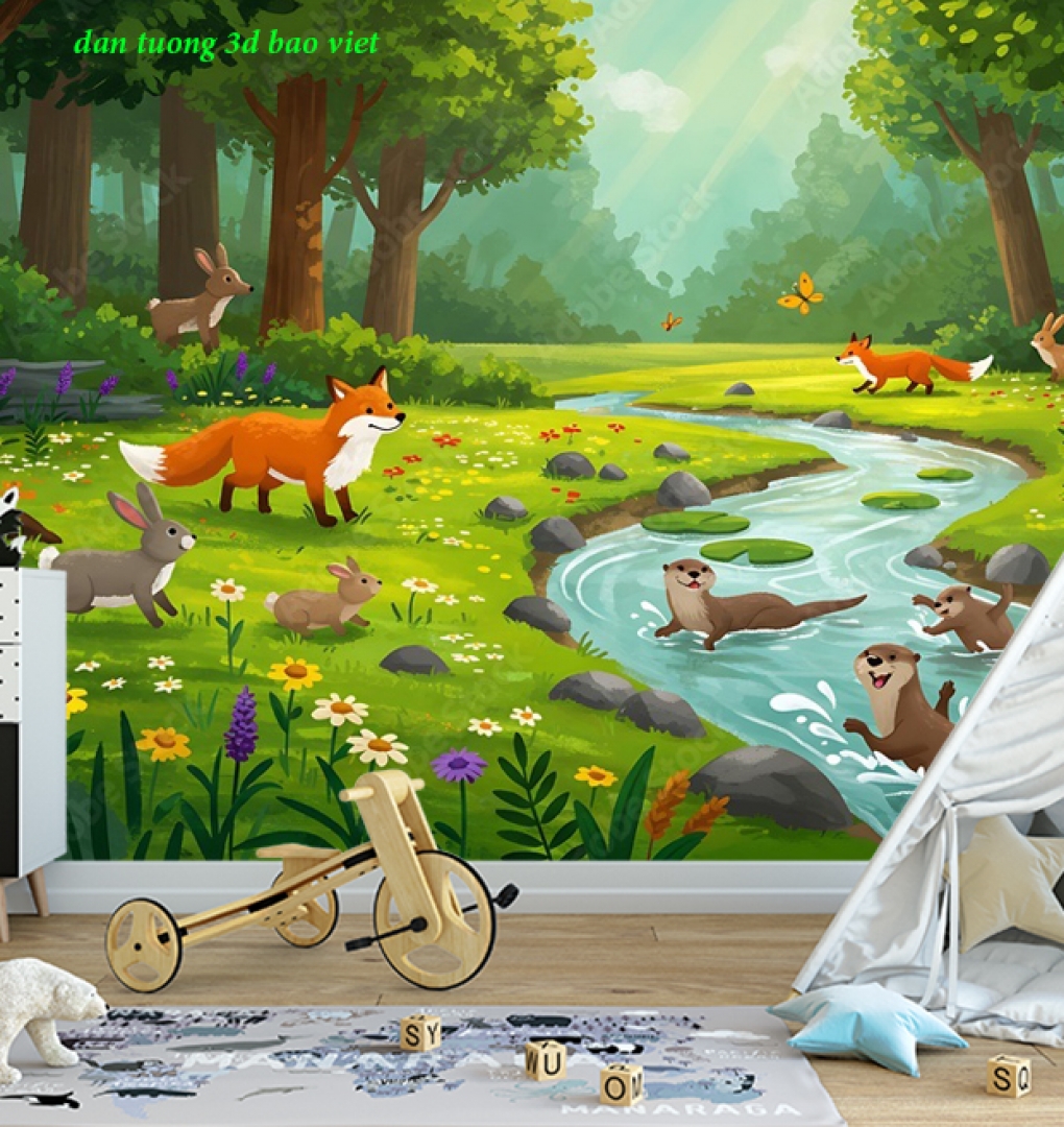 Giấy dán tường trẻ em n2026-119