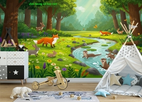 Giấy dán tường trẻ em n2026-119