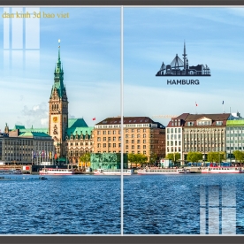 Tranh dán kính 3d 2 mặt kfm630